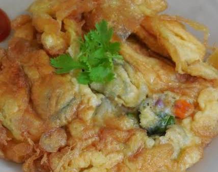 ข้าวไข่เจียวหมูอินทรีย์