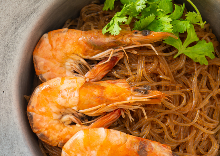 กุ้งอบวุ้นเส้น